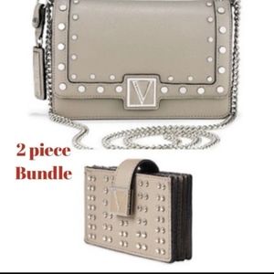 Victoria's secret mini shoulder bag and wallet